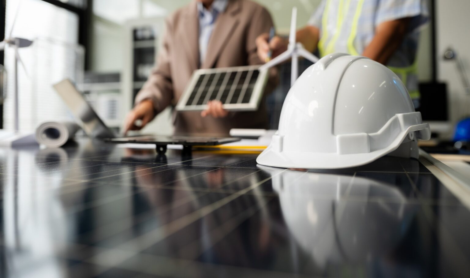 Engineer Teamwork Meeting.